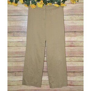 Escada Ladies Brown Straight Leg Pants Size 36 US Size 6 Stretch Classic